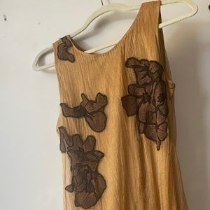 Gorgeous designer double layer cocktail dress - size small -